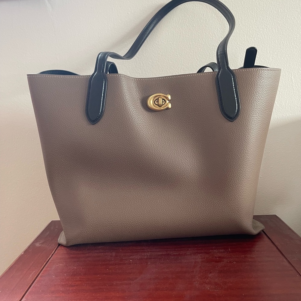 Coach Leather Tote Bag